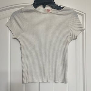 GB Girls Ribbed Crop Top